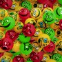 Жевательная резинка 24 мм с принтом "Веселый светофор"