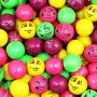 Жевательная резинка 24 мм с принтом "Смайлики"
