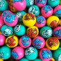 Жевательная резинка 24 мм с принтом "Лунатики"
